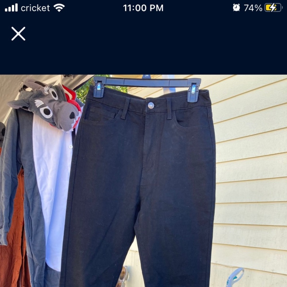 Black pants skinny